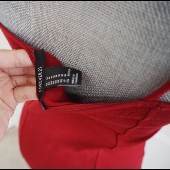 Forever 21 Red Cocktail Dress - Picture 5 of 5